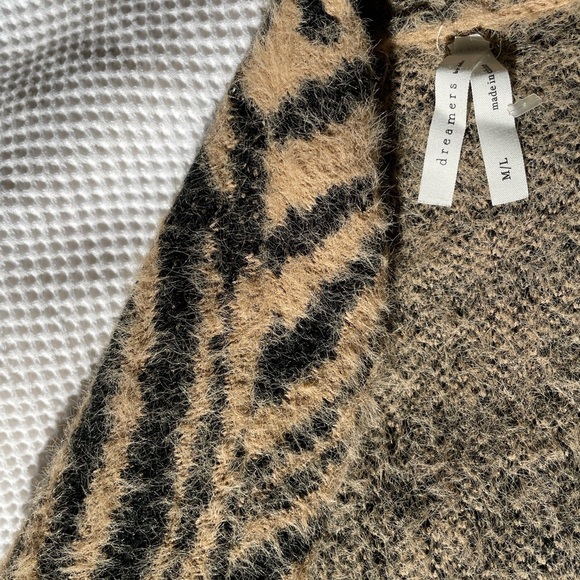 Zebra Print Open Front CardiganNWOT - Picture 2 of 6